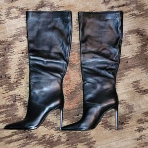 Steve Madden black boots size 10
